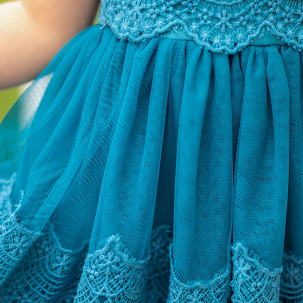 PRESALE - Vintage Luxe Dress - Lagoon