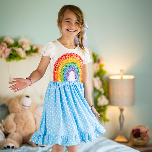 Traditional Rainbow Lounge Gown