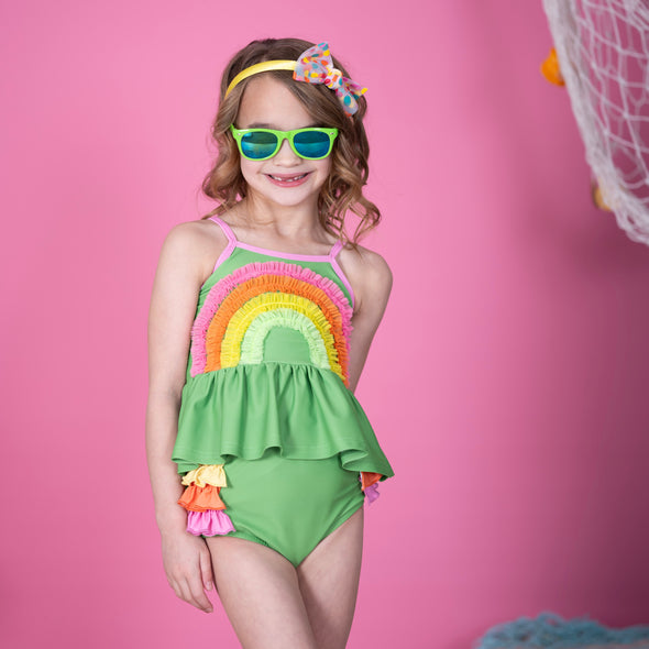 PREORDER - Island Time Rainbow Tankini