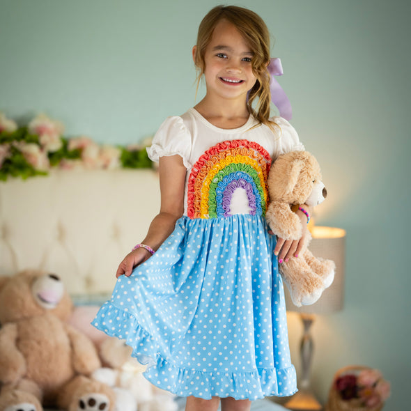 Traditional Rainbow Lounge Gown