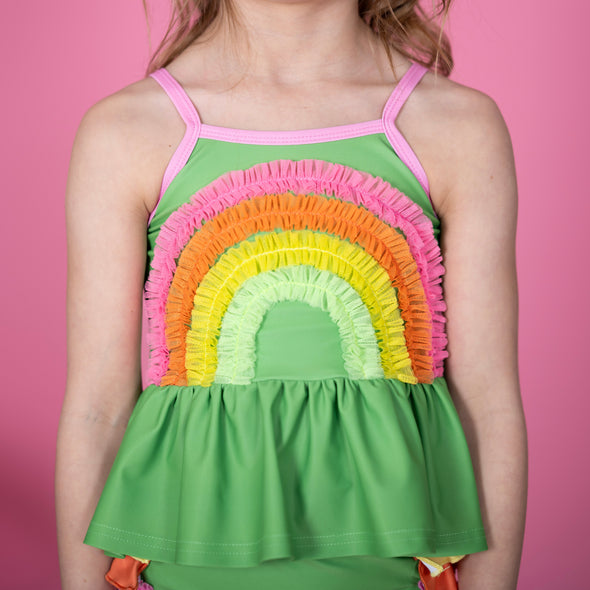 PREORDER - Island Time Rainbow Tankini