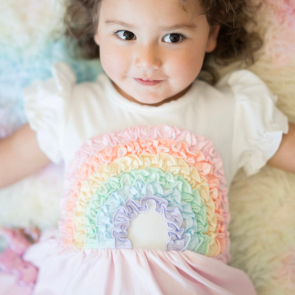 Pink Rainbow Lounge Gown