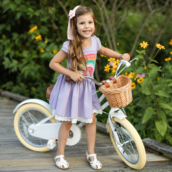 Rainbow Dress in Knit - First Day