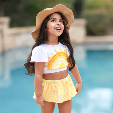 PREORDER - You are My Sunshine Rainbow Two-Piece Swimsuit