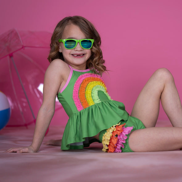 PREORDER - Island Time Rainbow Tankini