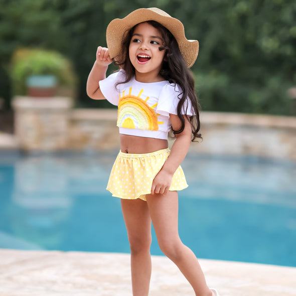 PREORDER - You are My Sunshine Rainbow Two-Piece Swimsuit