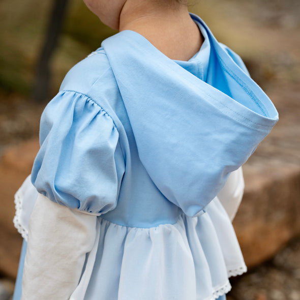 PREORDER - Zip-Up Hooded Cardigan - Glass Slipper Princess