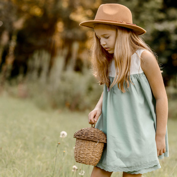 Green & Gingham Linen Playset