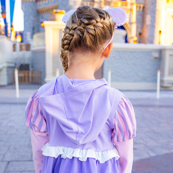 PREORDER - Zip-Up Hooded Cardigan - Tower Princess