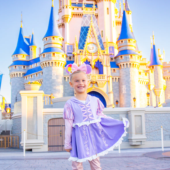 PREORDER - Zip-Up Hooded Cardigan - Tower Princess