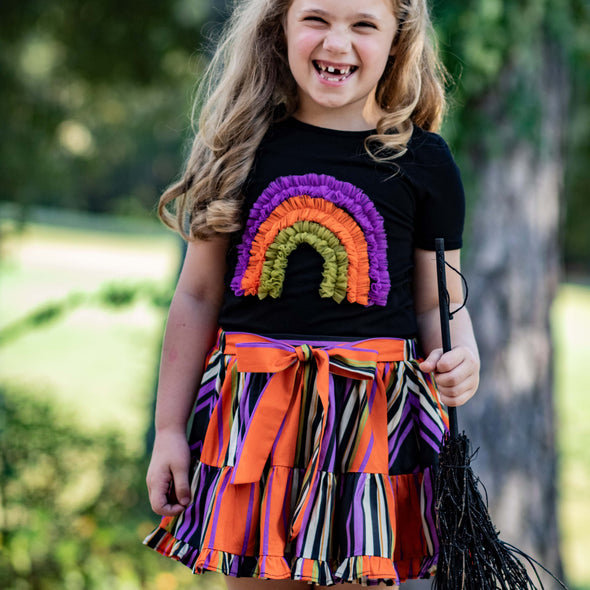 Halloween T-Shirt & Skirt Set