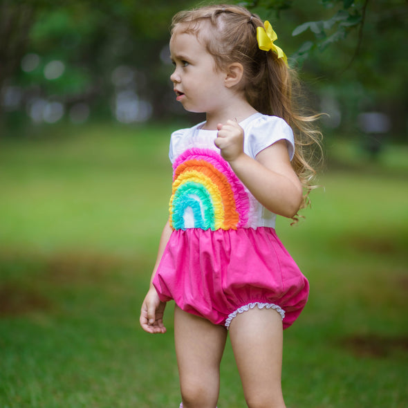Rainbow Bright Romper