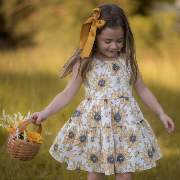 Vintage Sunflower Dress