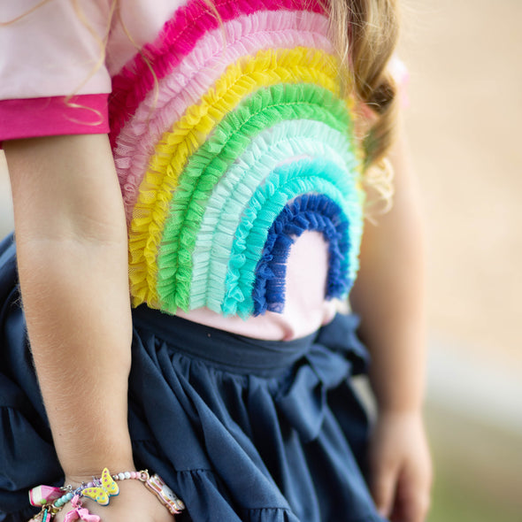Rainbow T-shirt - Pink
