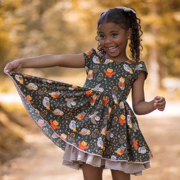Lucy Dress - Owls