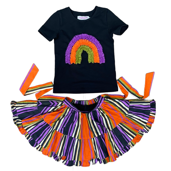 Halloween T-Shirt & Skirt Set