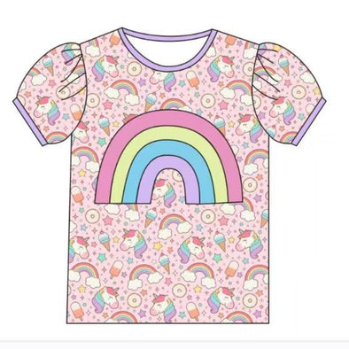 PREORDER -Unicorn Dreams Rainbow T-shirt