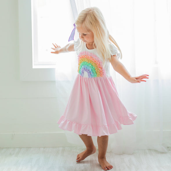 Pink Rainbow Lounge Gown